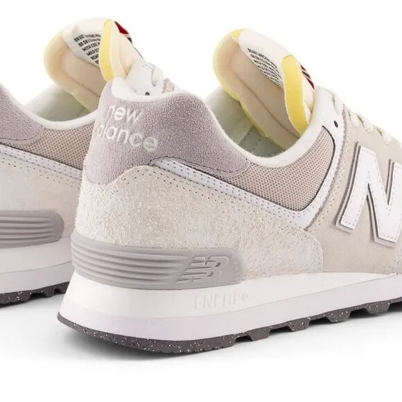 New Balance Gray and White Sneakers - Picture 11 of 14